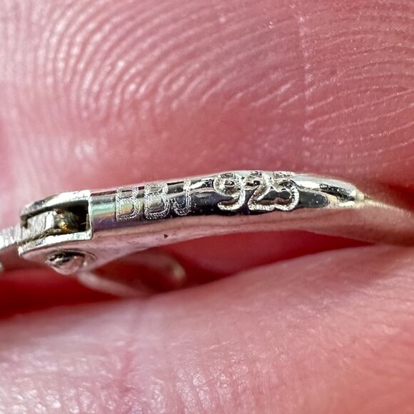 BBJ Deep Amethyst Sterling Silver Earrings - Picture 7 of 15